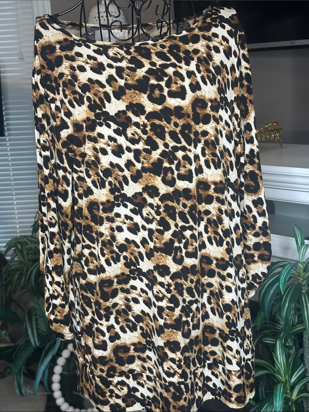 Carolyn Taylor Leopard Print Mini Skirt - Black, Brown, Cream